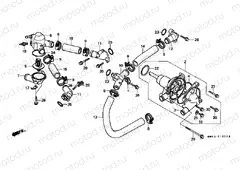 E-15 WATER PUMP / WATER PIPE
