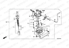 E-16-1 CARBURETOR (CRF100F)
