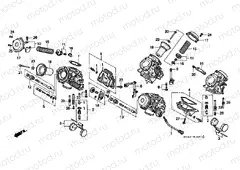 E-16-1 CARBURETOR (PARTS)