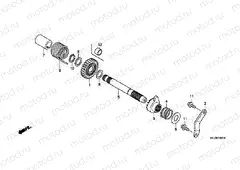 E-16-1 DRIVE SHAFT SHAFT (CGR125SHA, B)