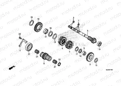 E-16-1 TRANSMISSION (CRANKSHAFT) (NC700SD / 750SD)