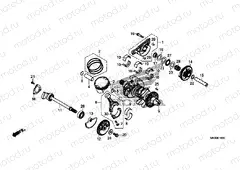 E-16 CRANKSHAFT & PISTON