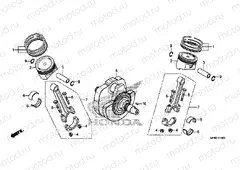 E-16 CRANKSHAFT / PISTON