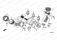 E-16 CRANKSHAFT / PISTON