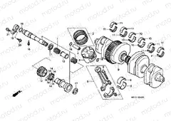 E-16 CRANKSHAFT / PISTON