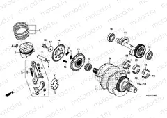 E-16 CRANKSHAFT / PISTON