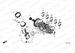 E-16 CRANKSHAFT / PISTON
