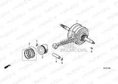 E-16 CRANKSHAFT / PISTON