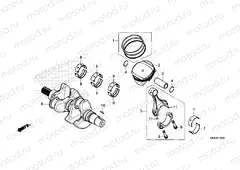 E-16 CRANKSHAFT/PISTON