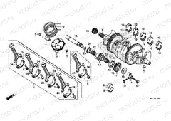 E-16 CRANKSHAFT/PISTON