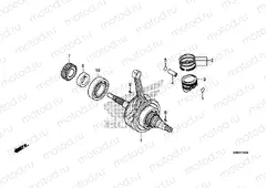 E-16 CRANKSHAFT/PISTON