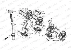 E-17-1 CARBURETOR (PARTS)