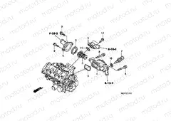 E-17-1 THERMOSTAT (CBF600S8 / SA8 / N8 / NA8)