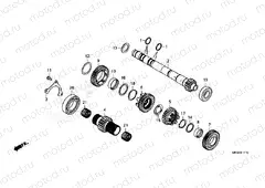 E-17-10 TRANSMISSION (MAINSHAFT)