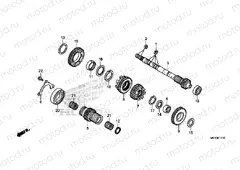 E-17-10 TRANSMISSION (MAINSHAFT)
