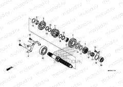 E-17-10 TRANSMISSION (MAINSHAFT)