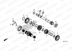 E-17-10 TRANSMISSION (MAINSHAFT) (CRF1000D/D2/DL/DL2)