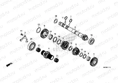 E-17-10 TRANSMISSION (MAINSHAFT) (DCT)