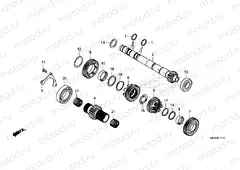 E-17-10 TRANSMISSION MAINSHAFT DCT