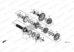 E-17-20 GEARBOX (GEAR SHAFT)