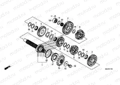 E-17-20 GEARBOX (GEAR SHAFT)