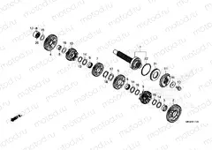 E-17-20 TRANSMISSION (COUNTERSHAFT)
