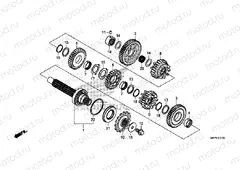 E-17-20 TRANSMISSION (COUNTERSHAFT)