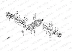 E-17 CRANKSHAFT / PISTON