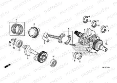 E-17 CRANKSHAFT / PISTON