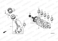 E-17 CRANKSHAFT / PISTON