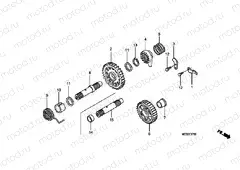 E-17 DRIVE SHAFT AXLE