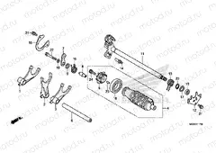 E-17 TRANSMISSION DRUM (NC700S / SA)