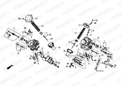 E-18-1 CARBURETOR (PARTS)