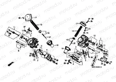 E-18-1 CARBURETOR (PARTS)