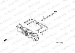 E-18-1 THROTTLE HOUSING (PIPING)