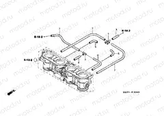 E-18-4 THROTTLE HOUSING (PIPING) (1/2/3/4)