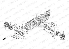E-18 CRANKSHAFT / PISTON