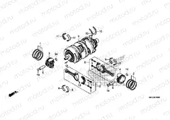 E-18 CRANKSHAFT & PISTON