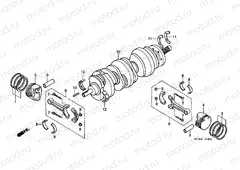 E-18 CRANKSHAFT/PISTON