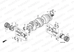 E-18 CRANKSHAFT/PISTON