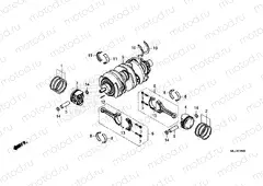 E-18 CRANKSHAFT/PISTON