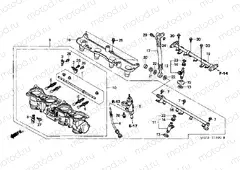 E-18 THROTTLE HOUSING (CBR600RR3 / 4)