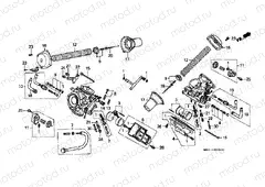 E-19-1 CARBURETOR (COMPONENT PARTS)