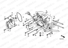 E-19-10 RIGHT CRANKCASE