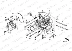 E-19-10 RIGHT CRANKCASE