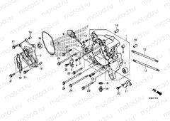 E-19-10 RIGHT CRANKCASE