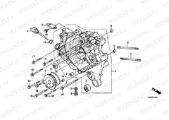 E-19-10 RIGHT CRANKCASE