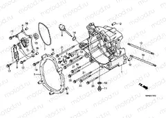 E-19-10 RIGHT CRANKSHAFT (WW125EX2A / EX2B)