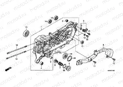 E-19-20 LEFT CRANKCASE