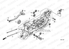 E-19-20 LEFT CRANKSHAFT